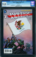 JUSTICE LEAGUE OF AMERICA #1 ILLINOIS VARIANT - CGC 9.8